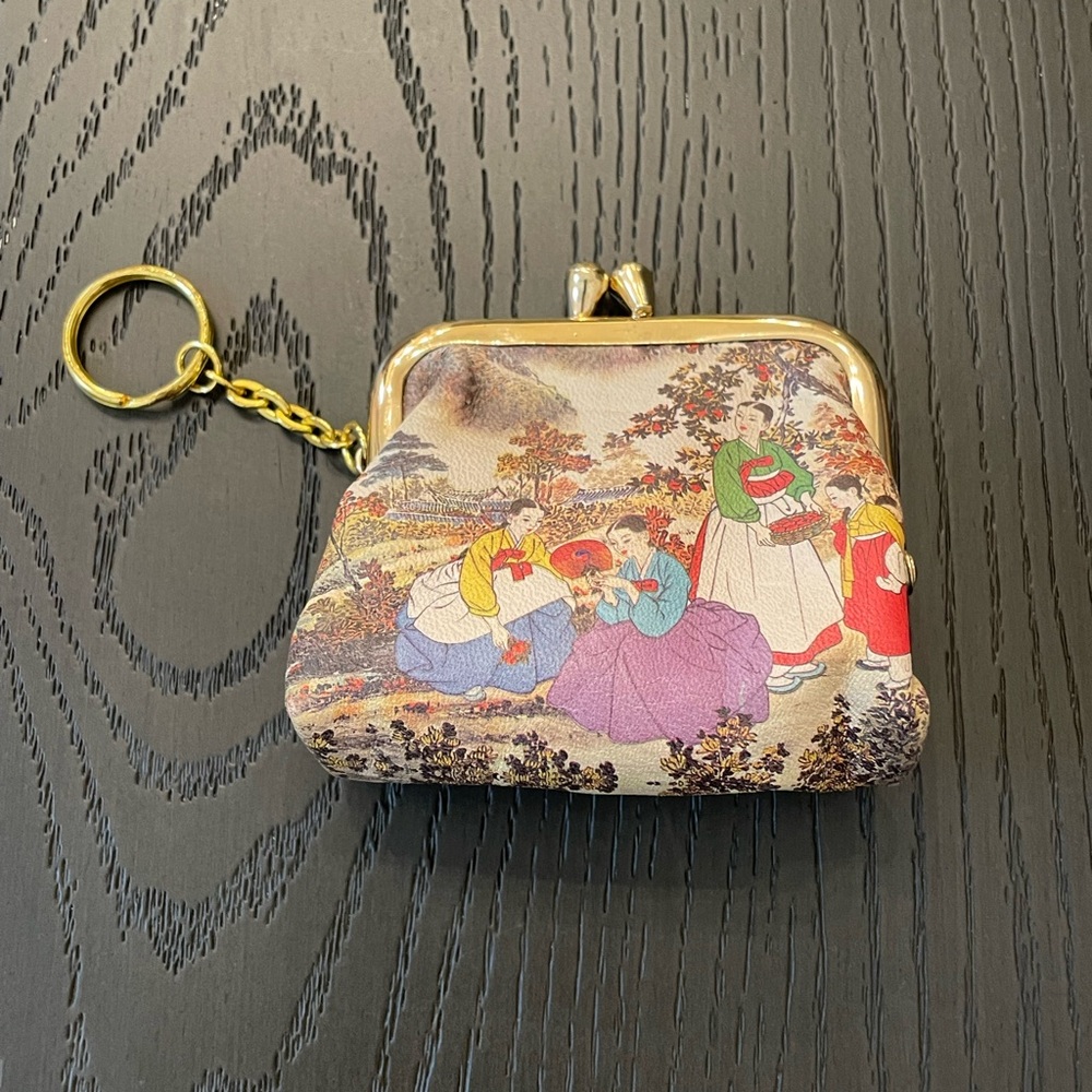 Asian Inspired Keychain Coin Purse‎